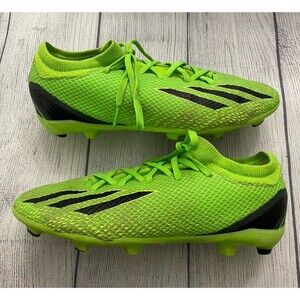 Green Adidas Boy Girl Soccer Cleats Shoes, Size Youth 5.5